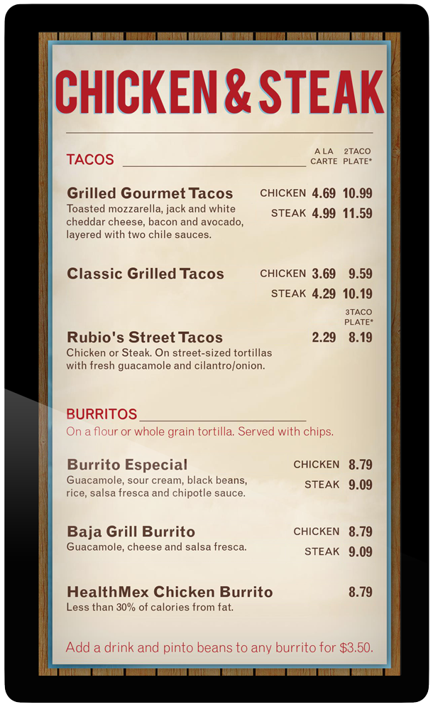 Rubios Menu4